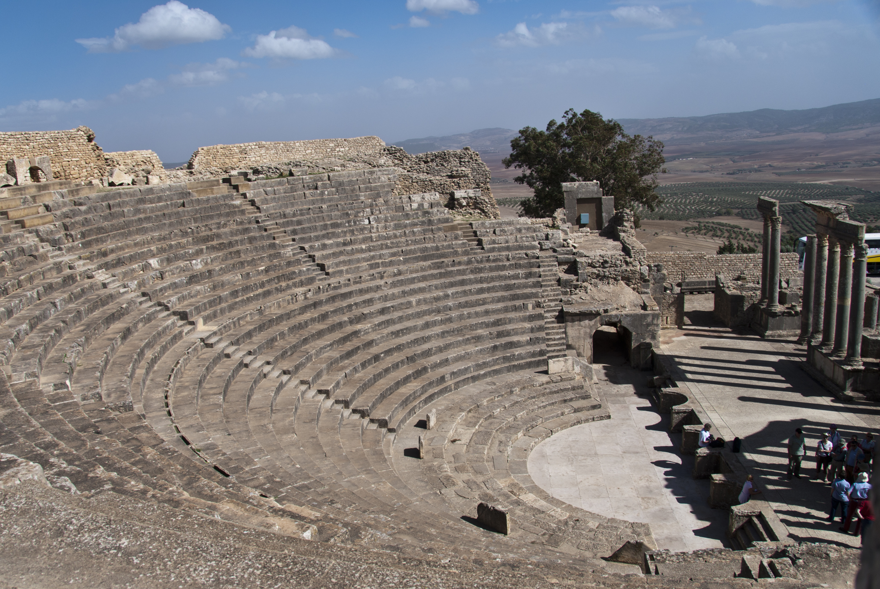 Dougga - römisch archäologische Stätte